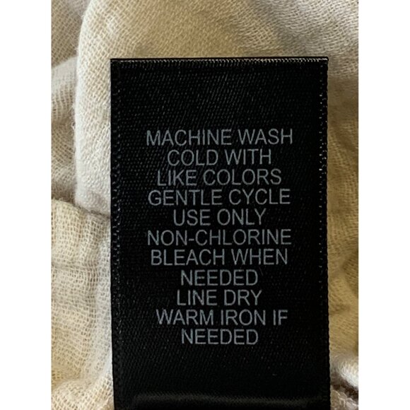 Torrid Plus 5 5X Cotton Gauze Dolman Short Sleeve Shirt Button Down Beige New - Picture 8 of 8